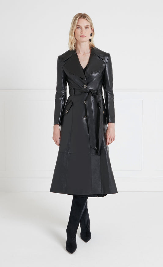 Reynaldo Trench Coat - Black