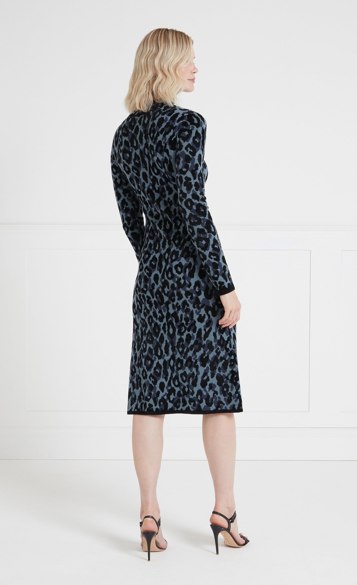 Adonis Knit Dress - Navy Mix